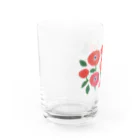 ちぎり絵作家 ウメチギリのお花のある暮らし Water Glass :left