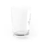 36sanのpooping cat Water Glass :left