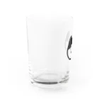 nekomimiのneko face (まえがみねこ) Water Glass :left