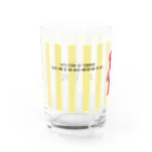 cocoartの雑貨屋さんの【As it is】（桃くま）グラス＝SALE中！！ Water Glass :left