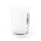 キジトラ招福堂の猫も唸るしみじみ飲みたいコップ酒専用 Water Glass :left