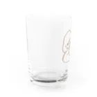 ごうしゃのしょっぷののびのびわんこ(透明) Water Glass :left