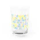 ito_picのyagasuri blue Water Glass :left