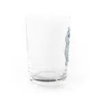 筆ペンどうぶつの猫さん Water Glass :left