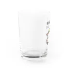 うさぎまるえkawaiishop の豚汁兄弟ぷぅ花粉症２ Water Glass :left