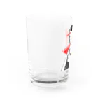 Minoruのキャップを被った女の子 Water Glass :left