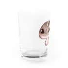 藍色Zooのノーマルストライプニシアフちゃん Water Glass :left