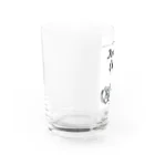 _rijittaのことり珈琲ルワンダ　ハシビロコウとショウガラゴ Water Glass :left