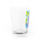 カマキリ田中の目が痛いグラス Water Glass :left