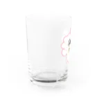 しおりの花粉症の未確認生物もこもこ Water Glass :left