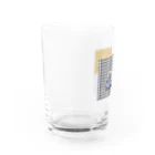 Fios shopのギンガムチェックスフィンクス Water Glass :left