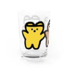 くまくま。ショップのはちみつちょこみんとフレーバー Water Glass :left