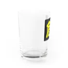 サインズシュウのグッズショップの危険プレートグラス Water Glass :left