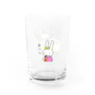 さとうりんごの風呂上りのうさ子 Water Glass :left