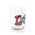 Daoji's Flagのミント「I'm cat.」 Water Glass :left