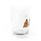 笑方箋の笑方箋マスコットちゃん Water Glass :left