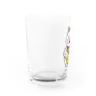 右手リアンうめもと公式の招き猫のススム Water Glass :left