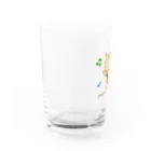 eigoyaのすきっぷする茶トラ猫 Water Glass :left