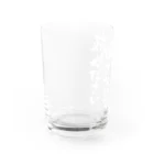 風天工房の旅に出ます探さないでください（白） Water Glass :left