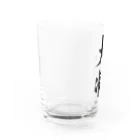 風天工房の大将（黒） Water Glass :left