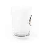 haruの納得いかないの顔グラス Water Glass :left