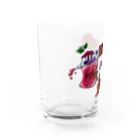 暗蔵喫茶Killer饅頭の紅いクリームソーダとKillerシフォン Water Glass :left