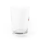 ごめんなさいのドット絵　さくらんぼ Water Glass :left