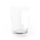 KARASUMA BARの10 spiritual letter 白　　（陰） Water Glass :left