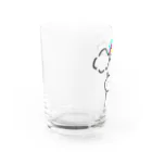 うーたんのうーねこと雲（＆にじ） Water Glass :left