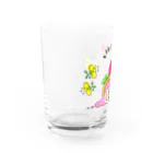 SUMOMOの真夏の麦わら帽子ちゃん Water Glass :left