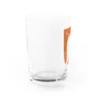 ナガタユミ ポンコツのたこやき柄 Water Glass :left