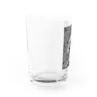 Gatto69Rossoのlucky13 白黒 Water Glass :left