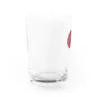 hiraidesuzuriの慶應魔女サークルオリジナルグラス Water Glass :left