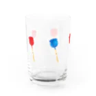 チョモランマリのりんご飴 Water Glass :left