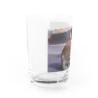 一般人A🐈きみのかみの焦げたウサギ Water Glass :left