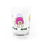 三匹の子むすめのクローバーと三匹の子むすめ Water Glass :left