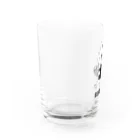 BEERKICHI(ビアキチ)のビアキチくん(ピザ/手描き) グラス Water Glass :left