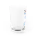 Tio Heartilの空と桜 Water Glass :left