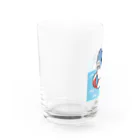 サメ わりとおもいのうきわでうかぶサメ Water Glass :left