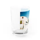 Photoshopのblue and white Water Glass :left