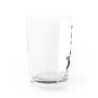 昭和猫の逆さ猫 Water Glass :left