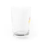 マリモリのもようにかくれネコ Water Glass :left