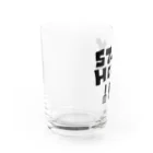 麦畑のステイホーム(ゲームをしてるワニ) Water Glass :left