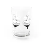 にゆのまねきねこま Water Glass :left