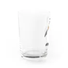 となり町のペントロー。のカタツムリとペントロー Water Glass :left