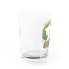 エコペン研究所の森のしろくまとエコペン Water Glass :left