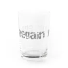 古春一生(Koharu Issey)のRegain your ego.(文字のみ) Water Glass :left