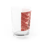 ろふの四角いお肉 Water Glass :left