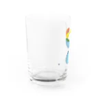 わおさきのシロハラonディア A Water Glass :left