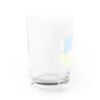 気ままに創作　よろず堂の春色ねこ Water Glass :left